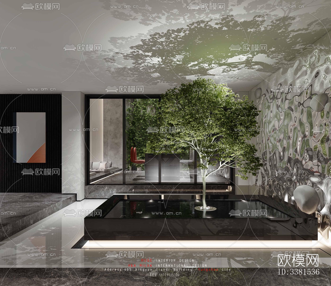 现代别墅效果图下载（渲染图12）