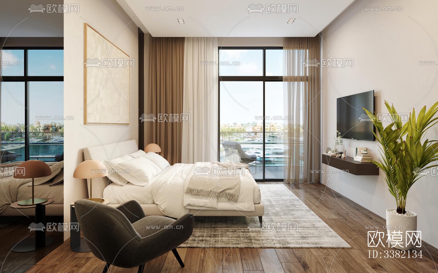 现代别墅效果图下载（渲染图5）