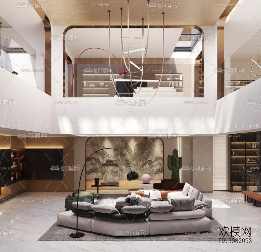 现代别墅效果图下载（渲染图6）