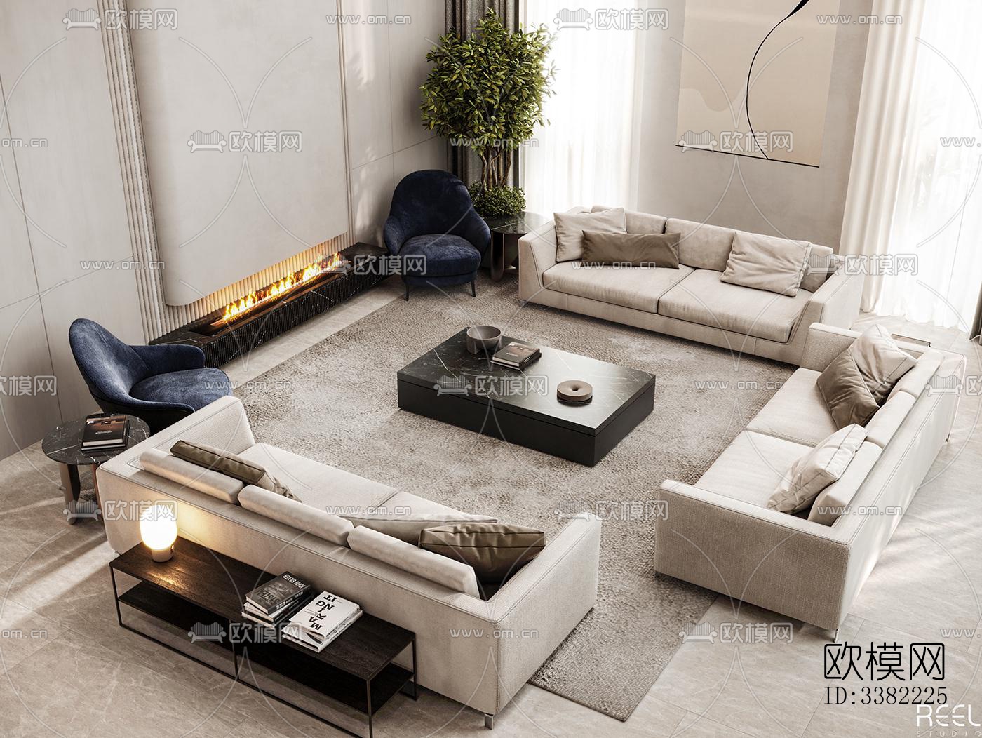 现代别墅效果图下载（渲染图11）