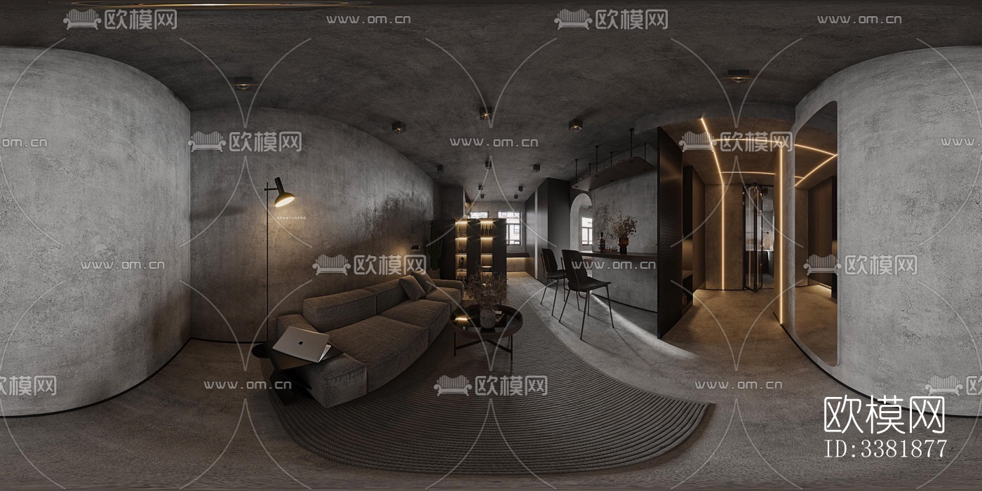 现代别墅效果图下载（渲染图4）