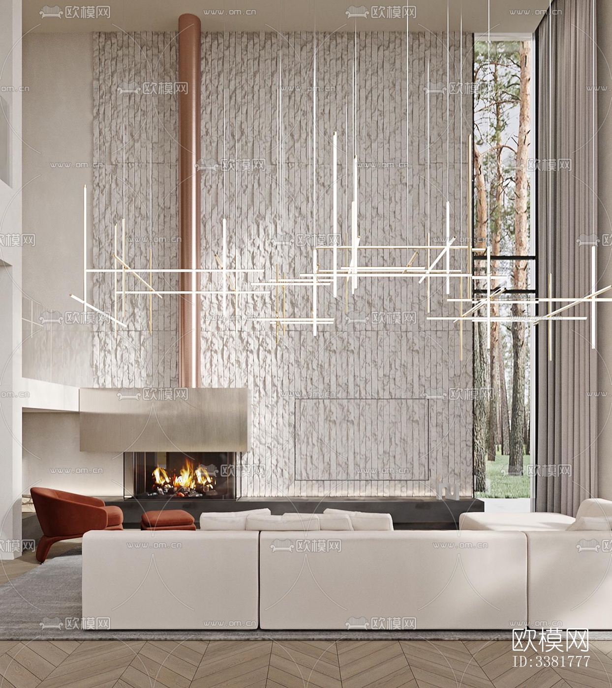 现代别墅效果图下载（渲染图13）