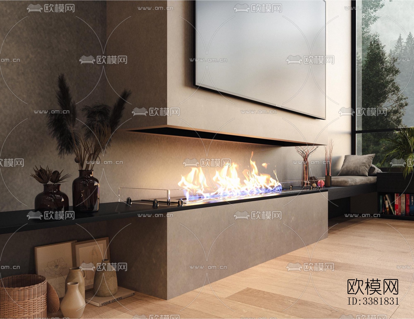 现代别墅效果图下载（渲染图8）