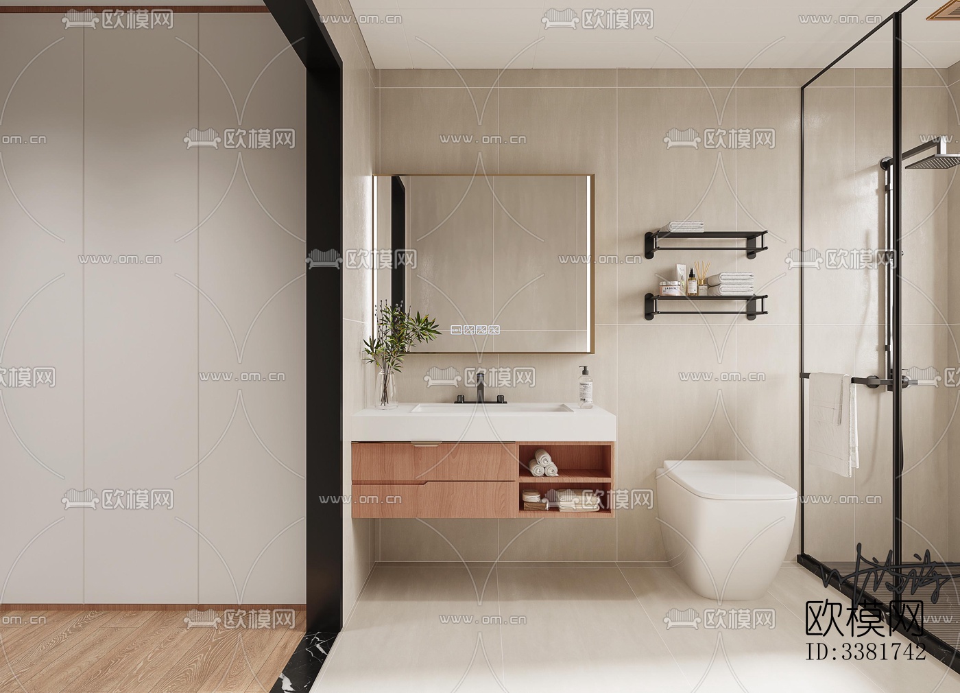 现代别墅效果图下载（渲染图3）