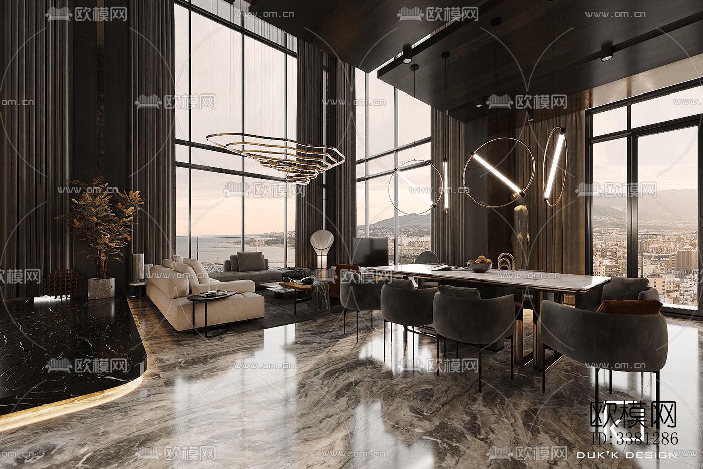 现代别墅效果图下载（渲染图5）