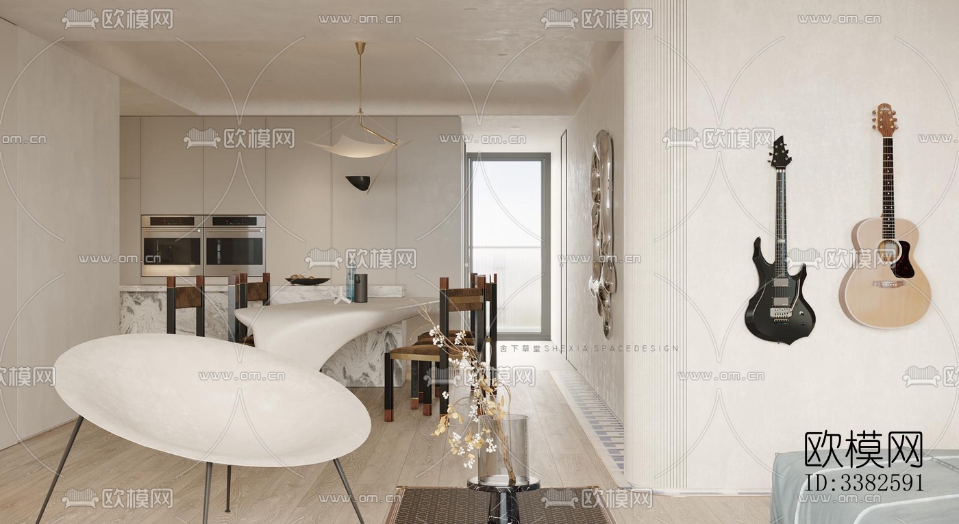 现代别墅效果图下载（渲染图16）