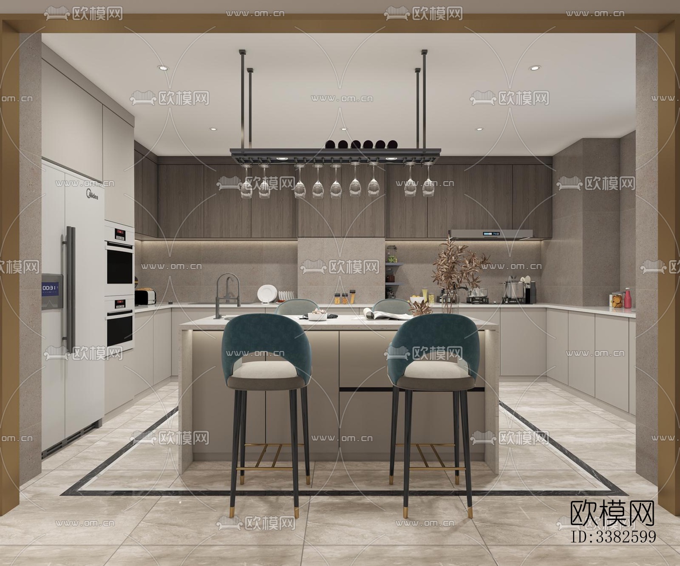 现代别墅效果图下载（渲染图4）