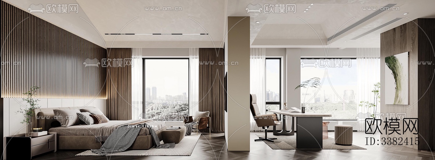 现代别墅效果图下载（渲染图6）