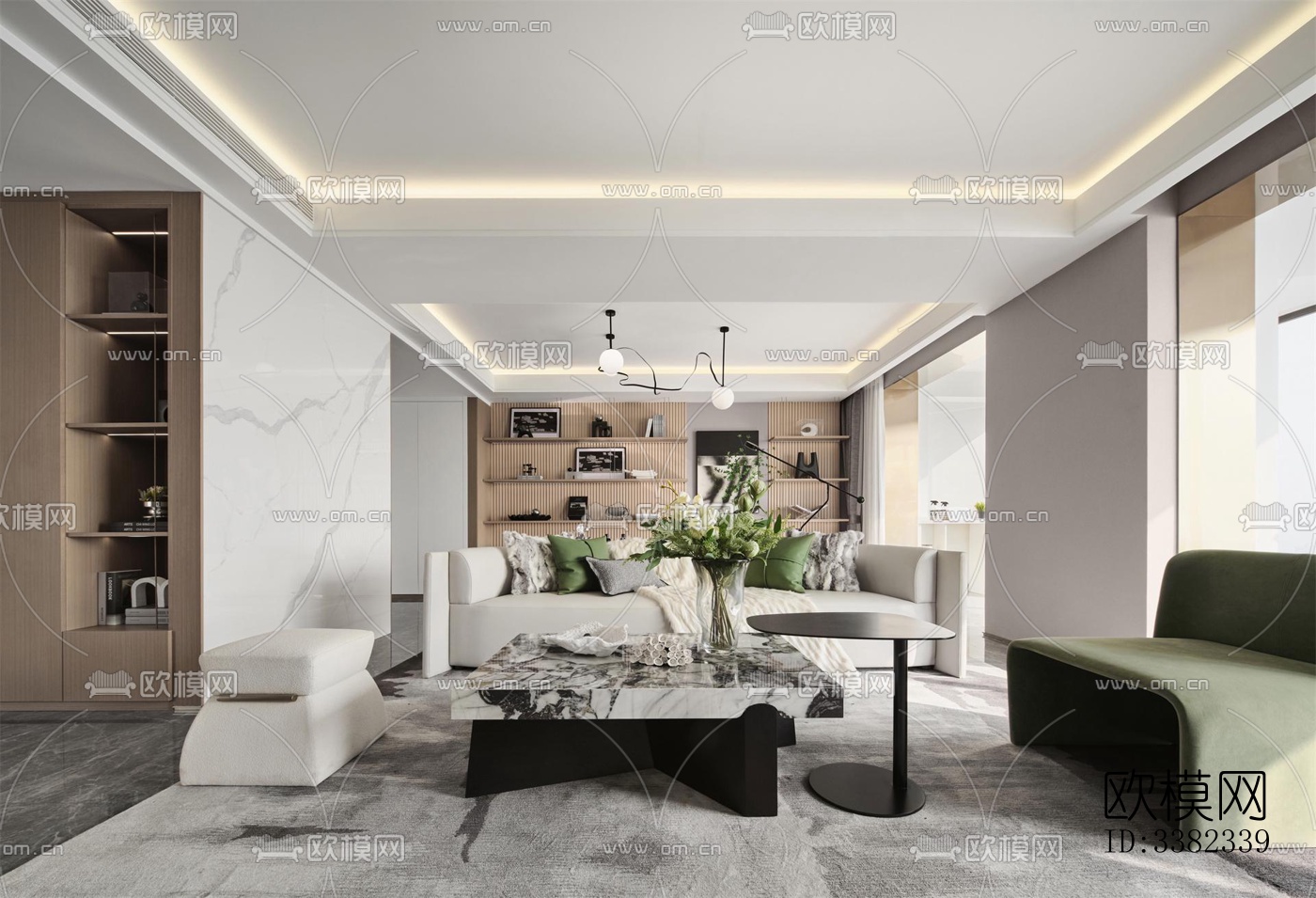 现代别墅效果图下载（渲染图8）