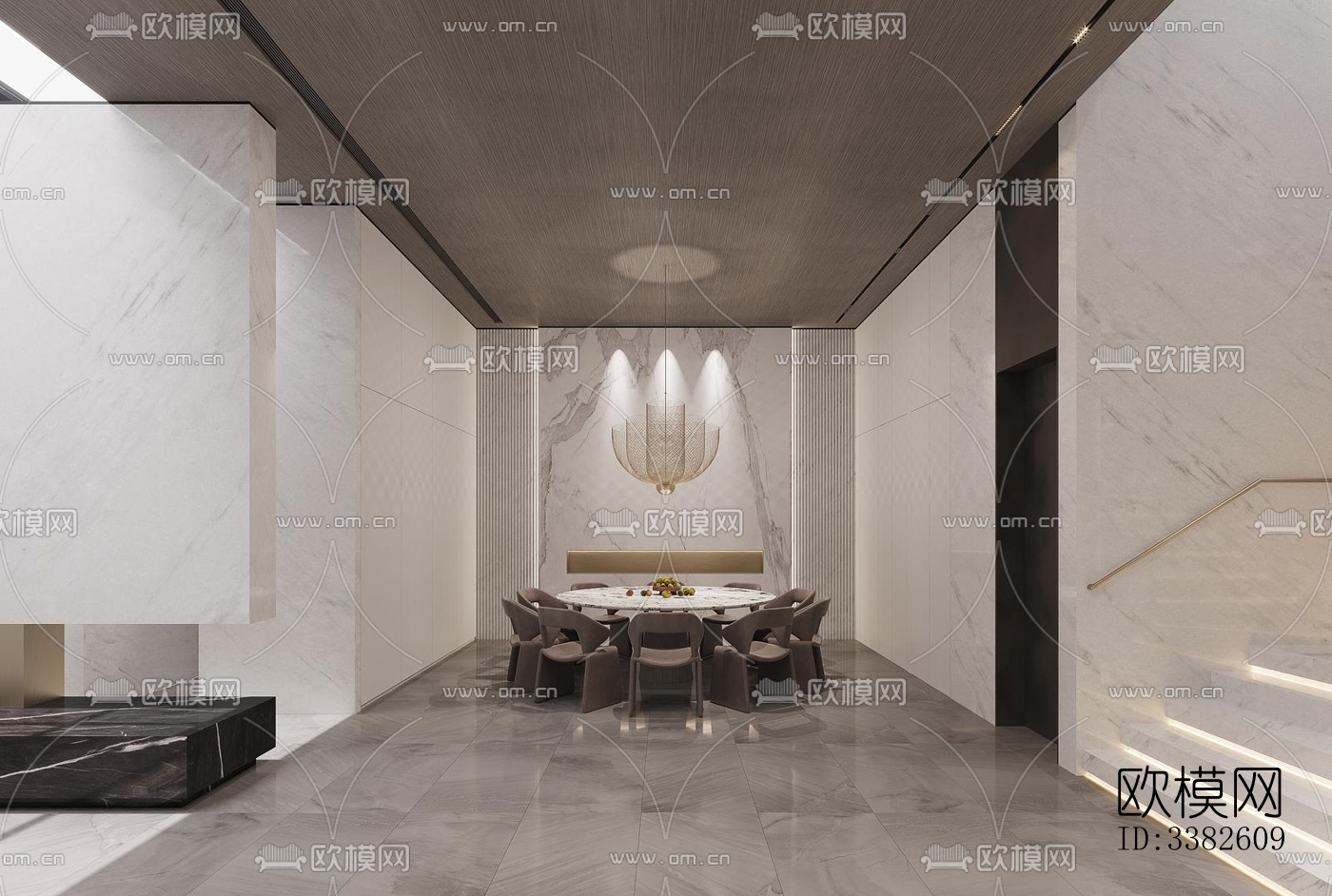 现代别墅效果图下载（渲染图15）