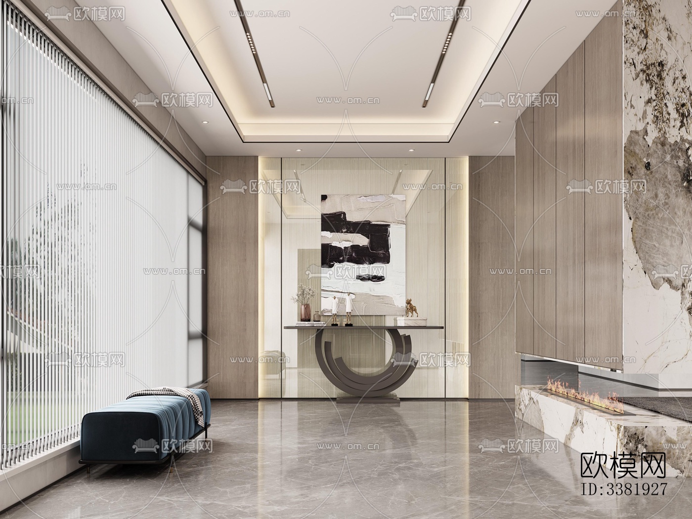 现代别墅效果图下载（渲染图8）