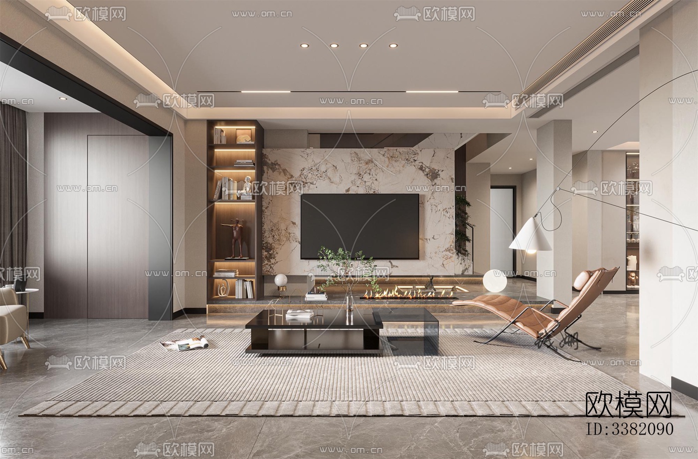 现代别墅效果图下载（渲染图2）