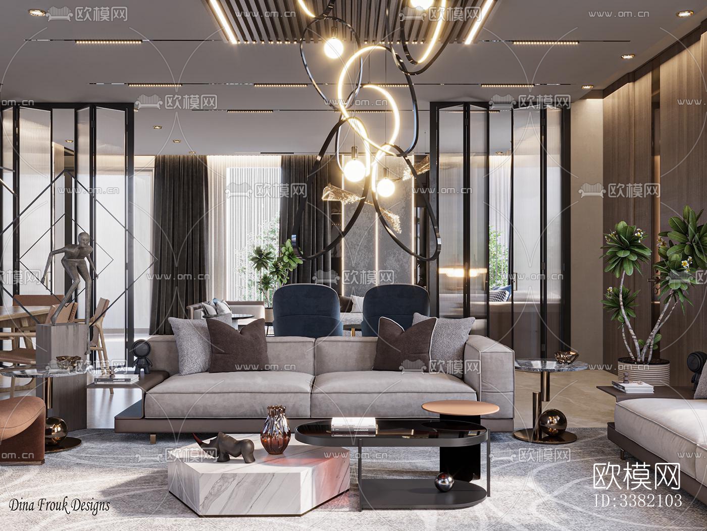 现代别墅效果图下载（渲染图2）