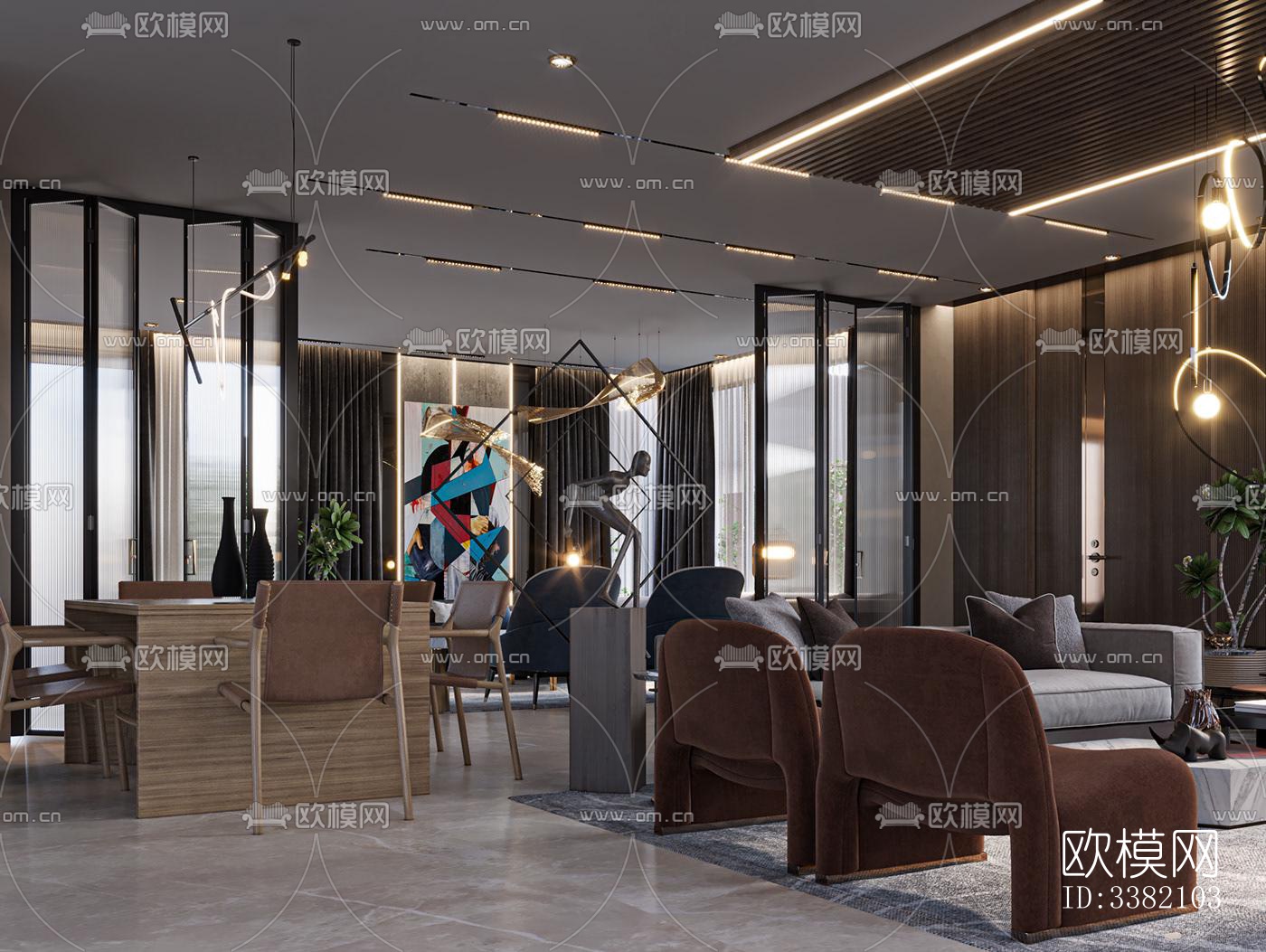 现代别墅效果图下载（渲染图5）