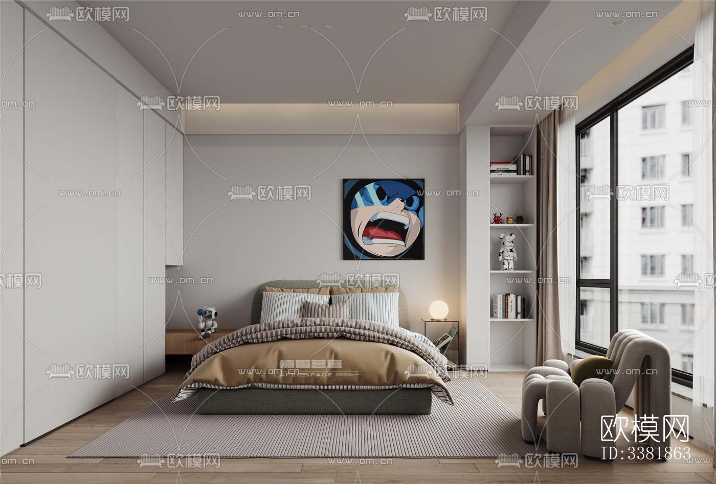 现代别墅效果图下载（渲染图3）