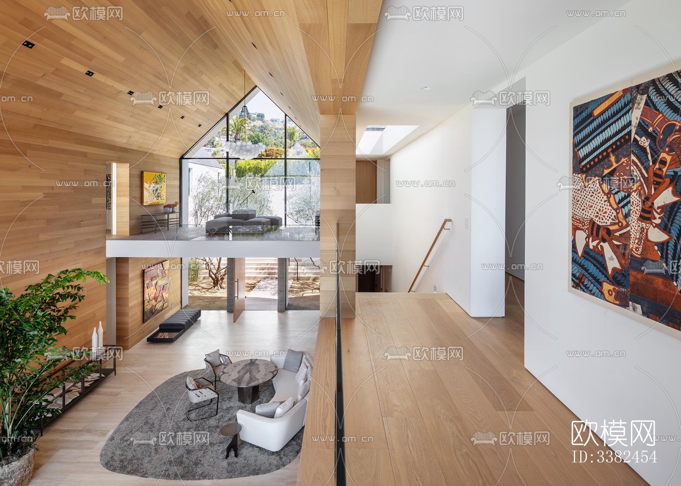 现代别墅效果图下载（渲染图5）