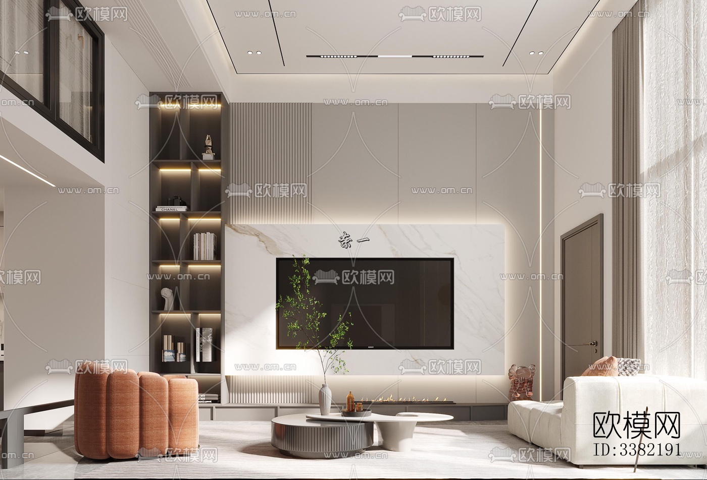 现代别墅效果图下载（渲染图9）