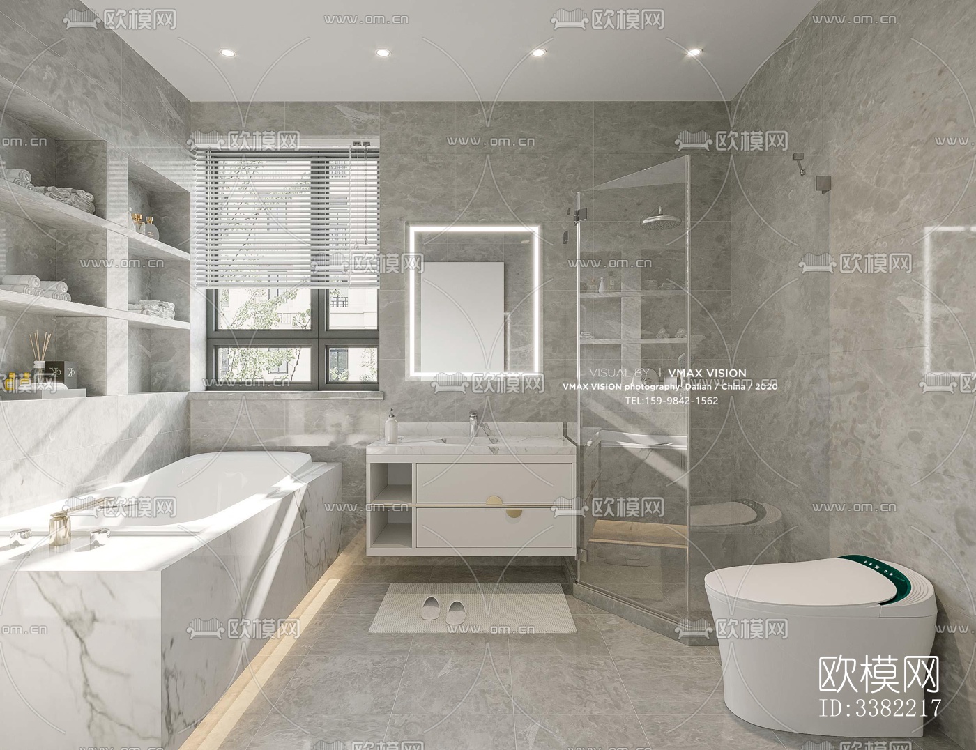 现代别墅效果图下载（渲染图10）