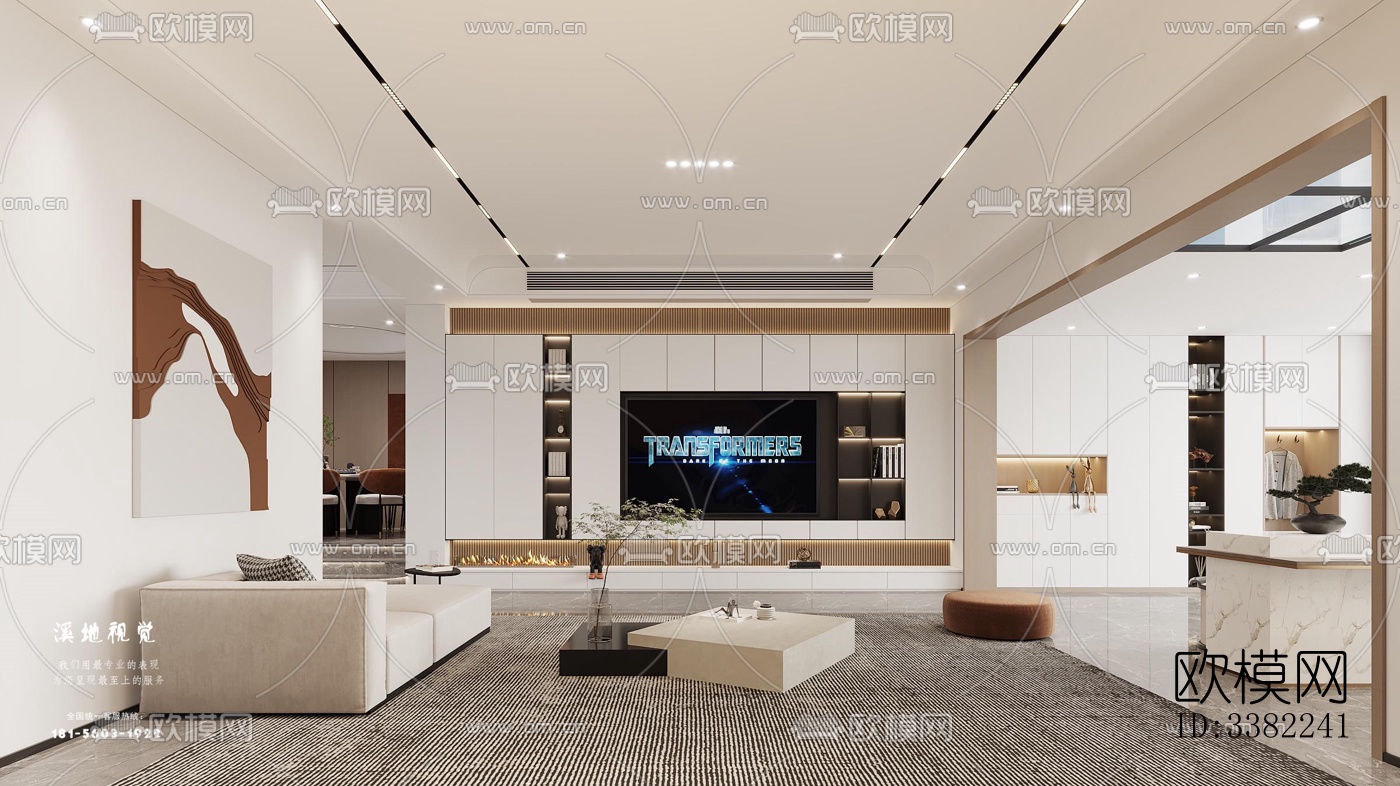 现代别墅效果图下载（渲染图10）