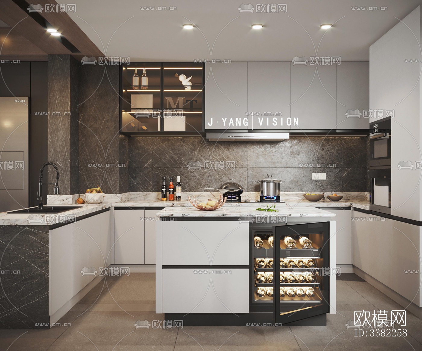 现代别墅效果图下载（渲染图5）