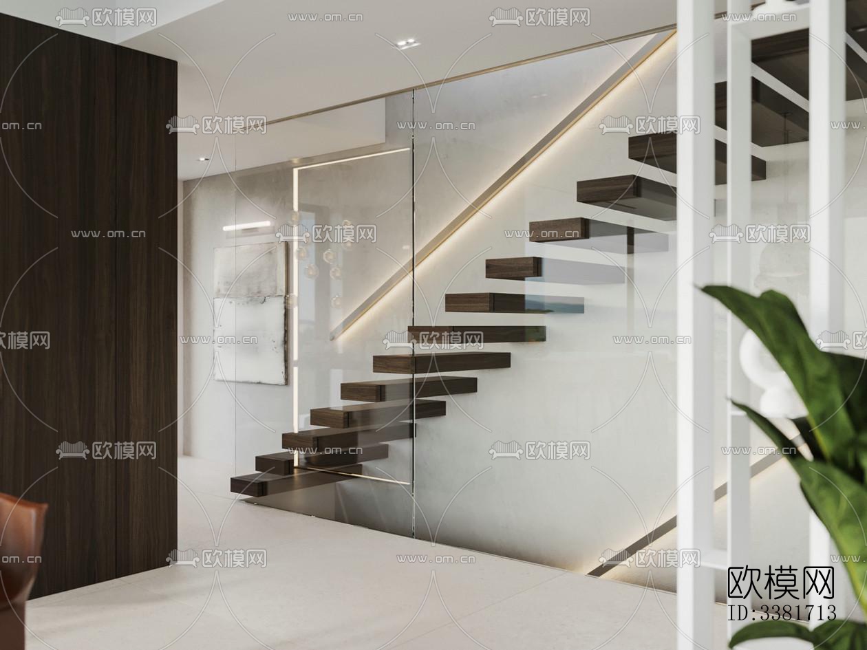 现代别墅效果图下载（渲染图12）