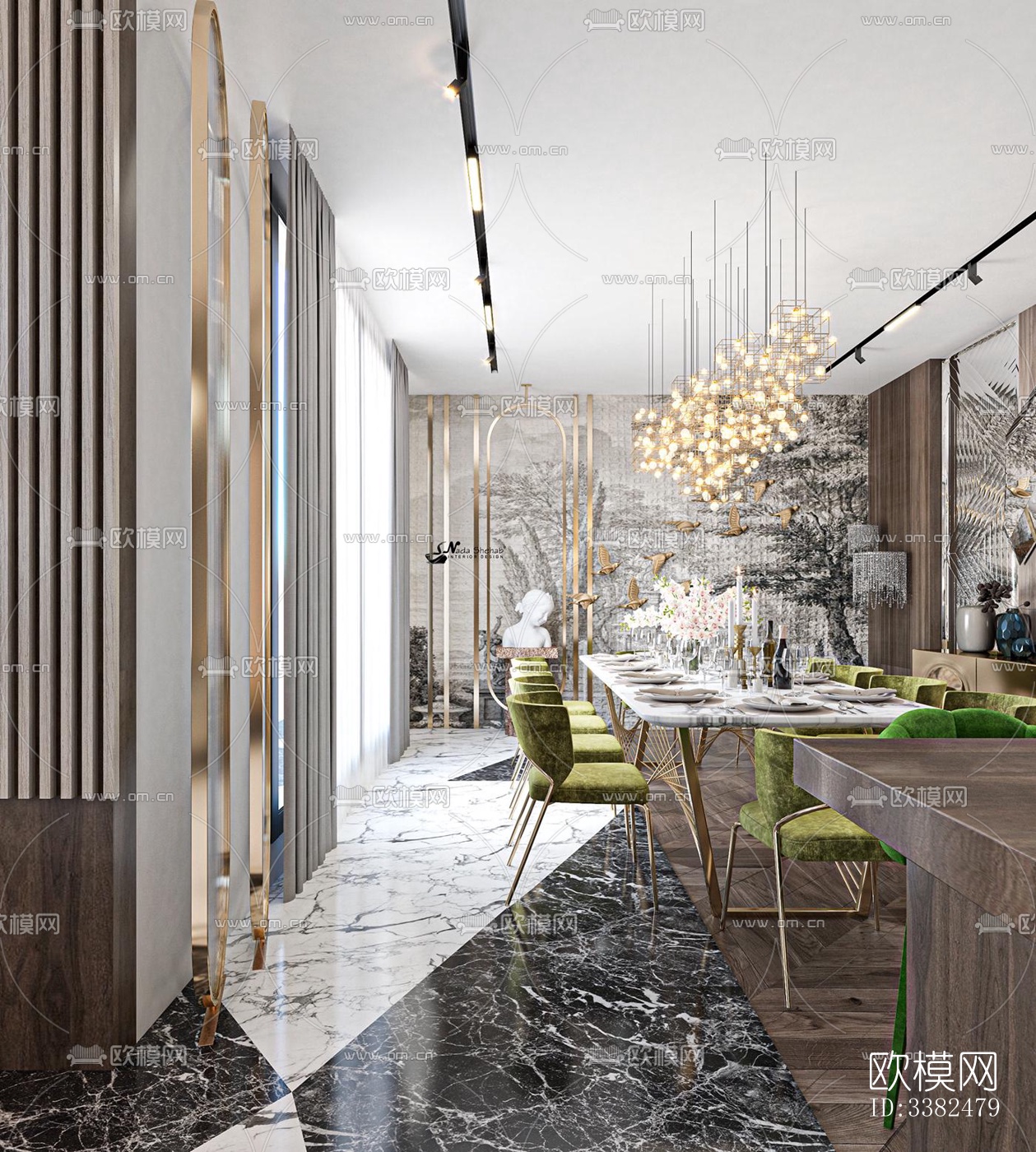 现代别墅效果图下载（渲染图17）