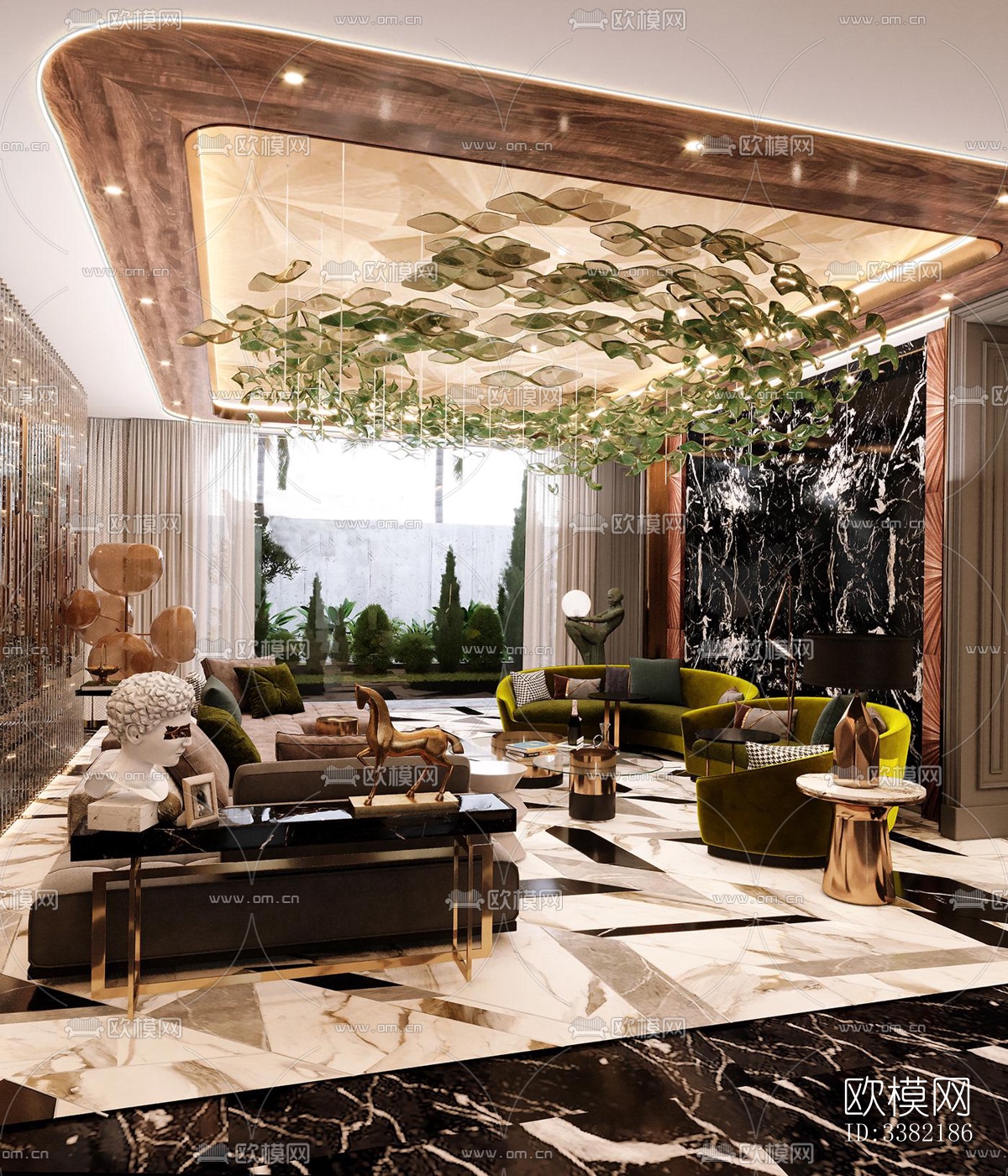 现代别墅效果图下载（渲染图9）