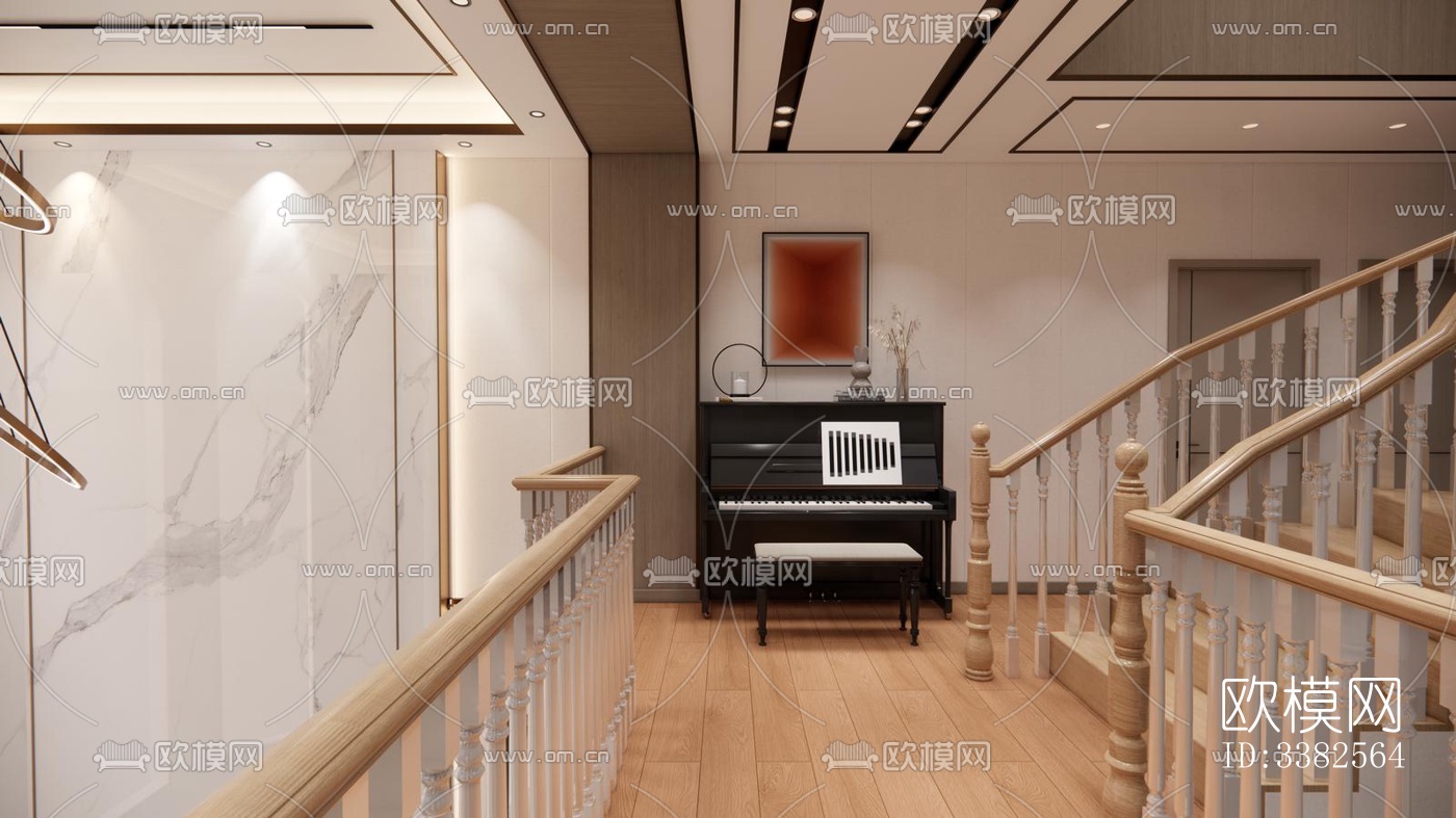 现代别墅效果图下载（渲染图5）