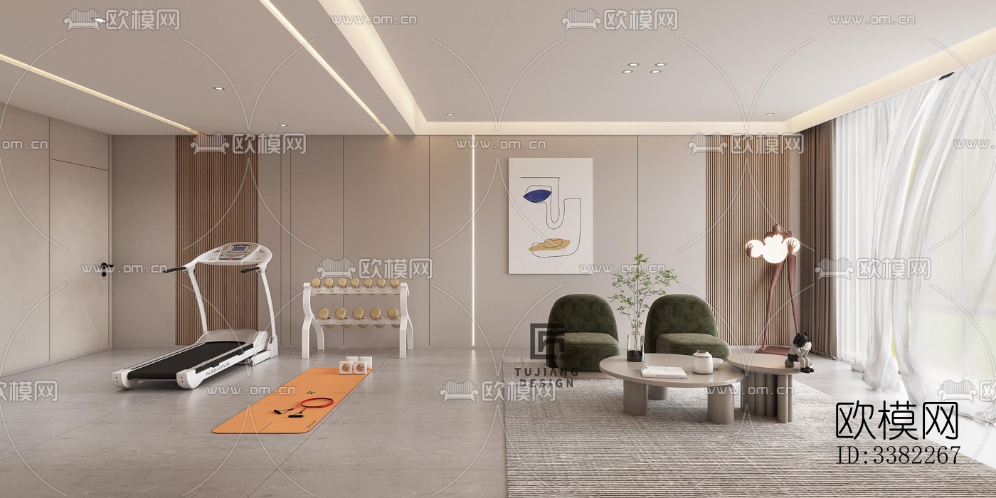 现代别墅效果图下载（渲染图3）