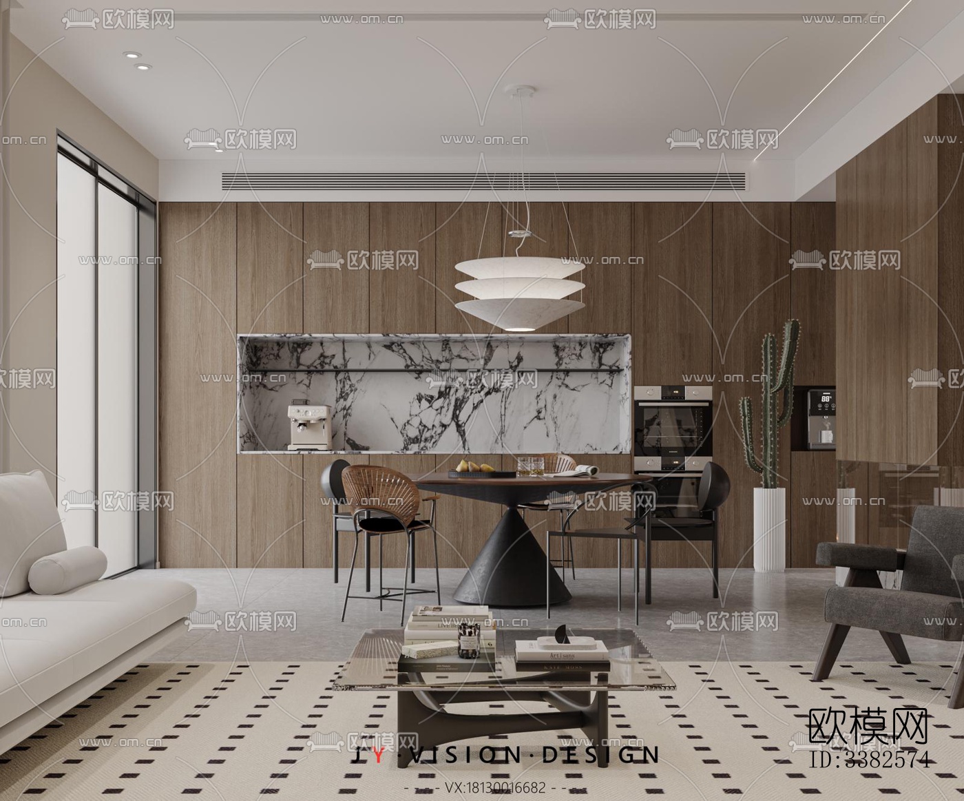 现代别墅效果图下载（渲染图7）