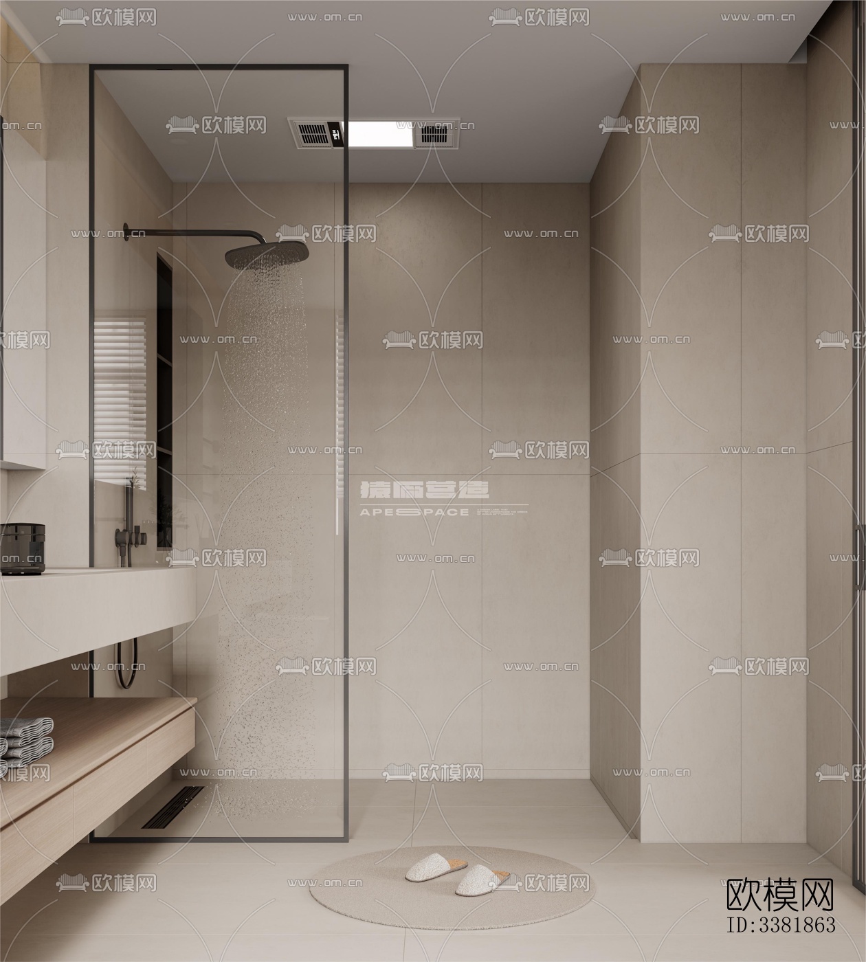 现代别墅效果图下载（渲染图8）