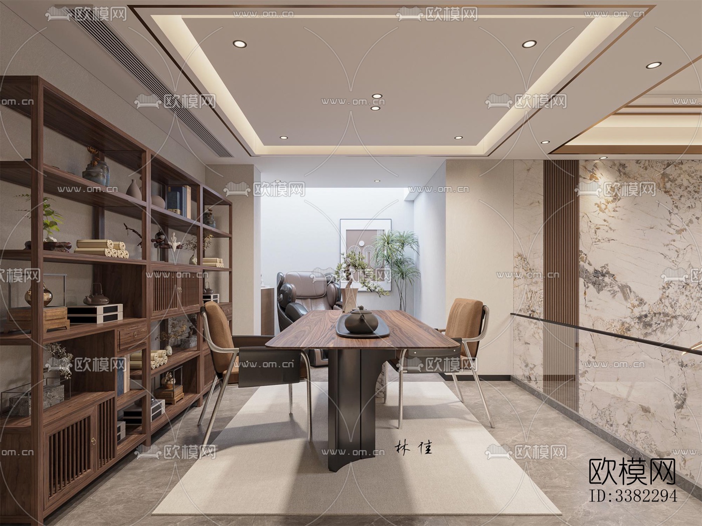 现代别墅效果图下载（渲染图3）