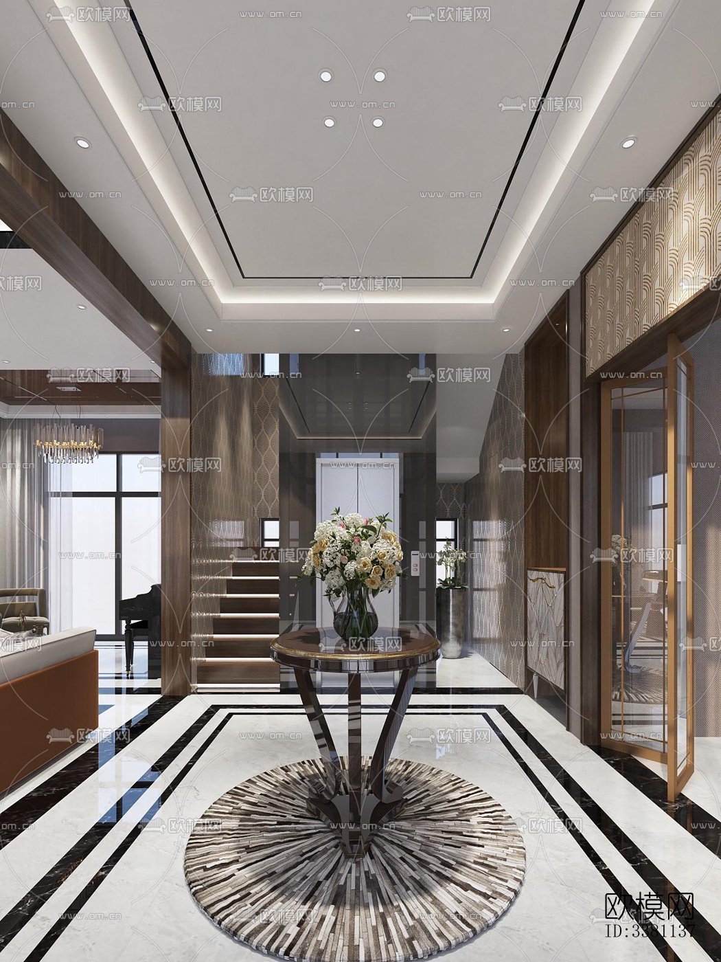 现代别墅效果图下载（渲染图8）