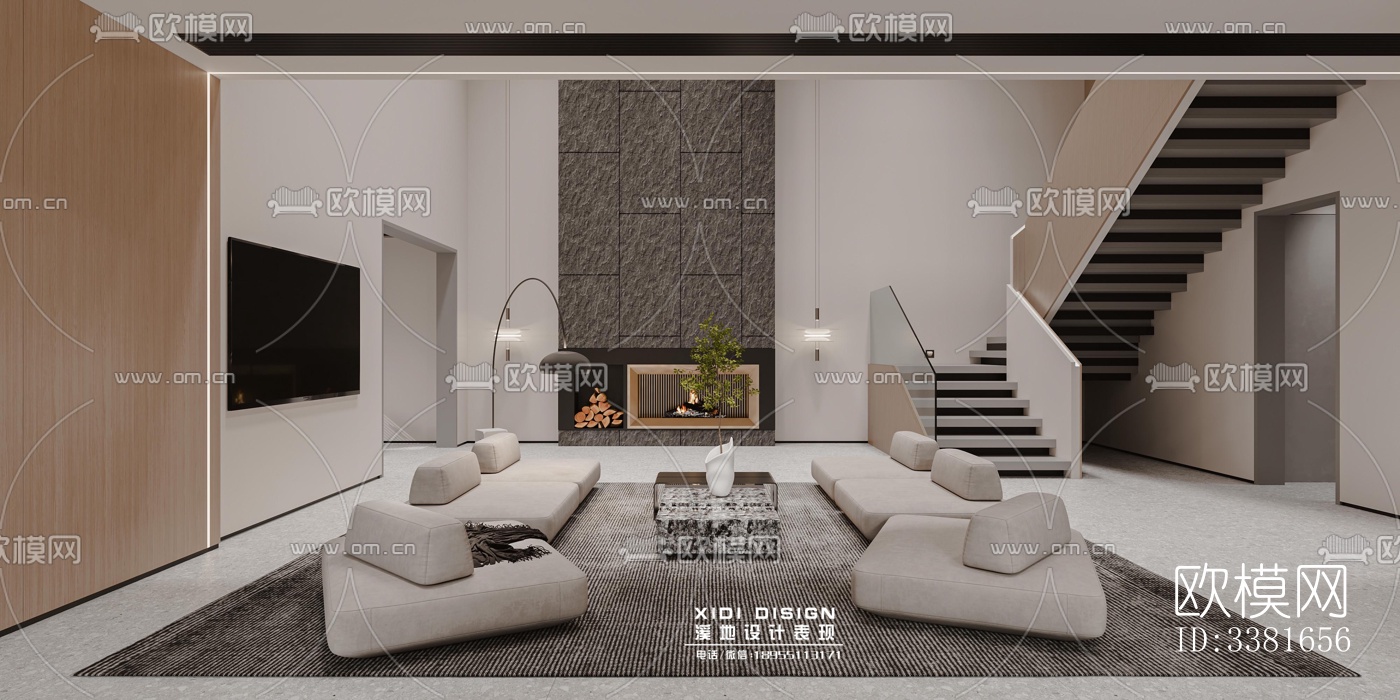 现代别墅效果图下载（渲染图6）