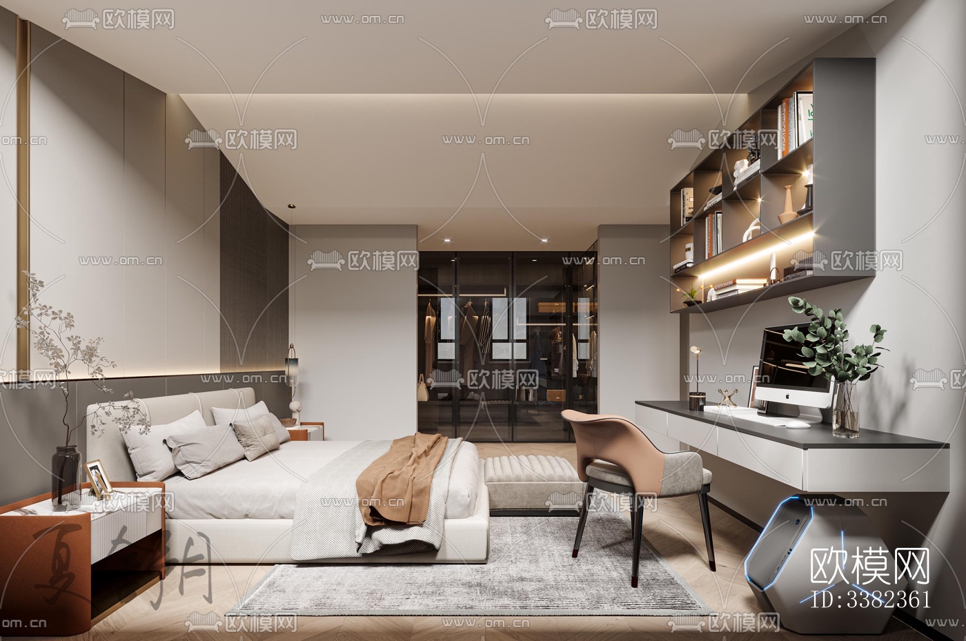 现代别墅效果图下载（渲染图7）