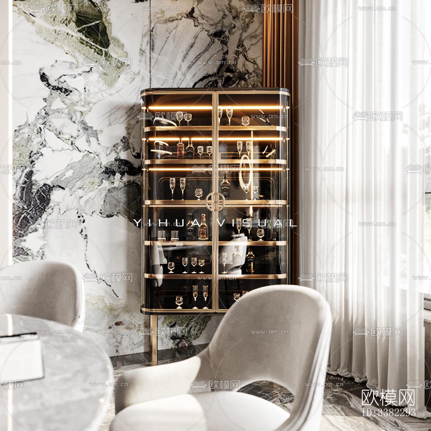 现代别墅效果图下载（渲染图9）