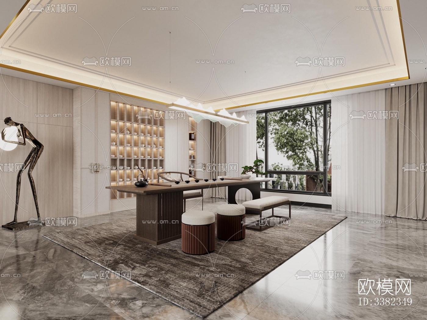 现代别墅效果图下载（渲染图8）