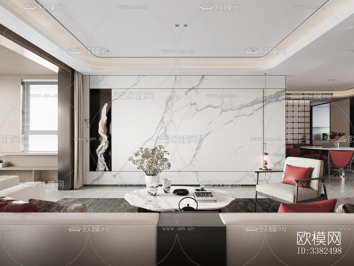 现代别墅效果图下载（渲染图4）