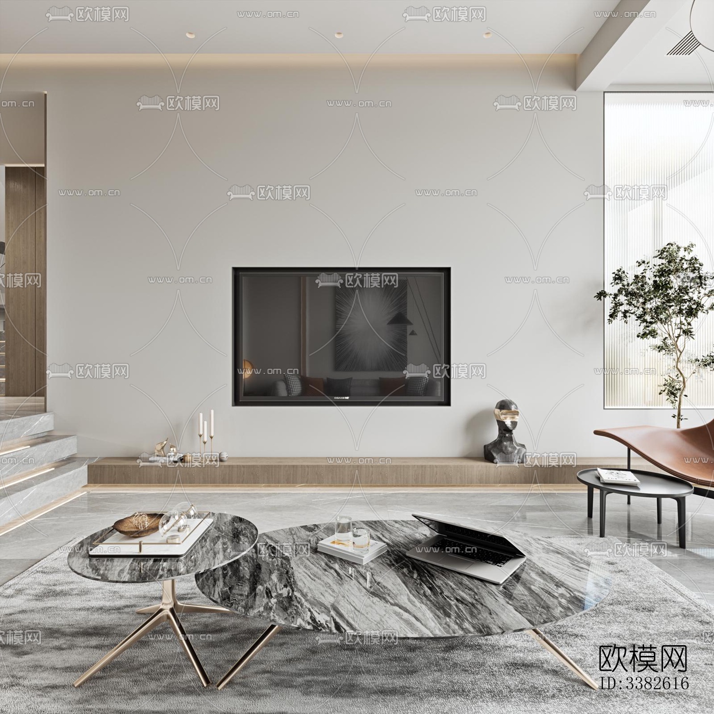 现代别墅效果图下载（渲染图14）