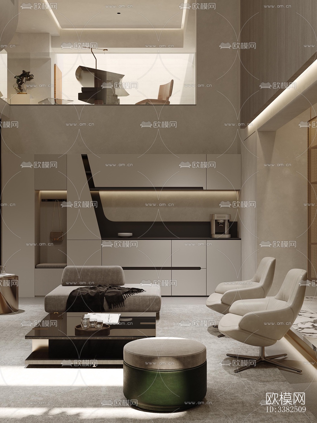 现代别墅效果图下载（渲染图5）