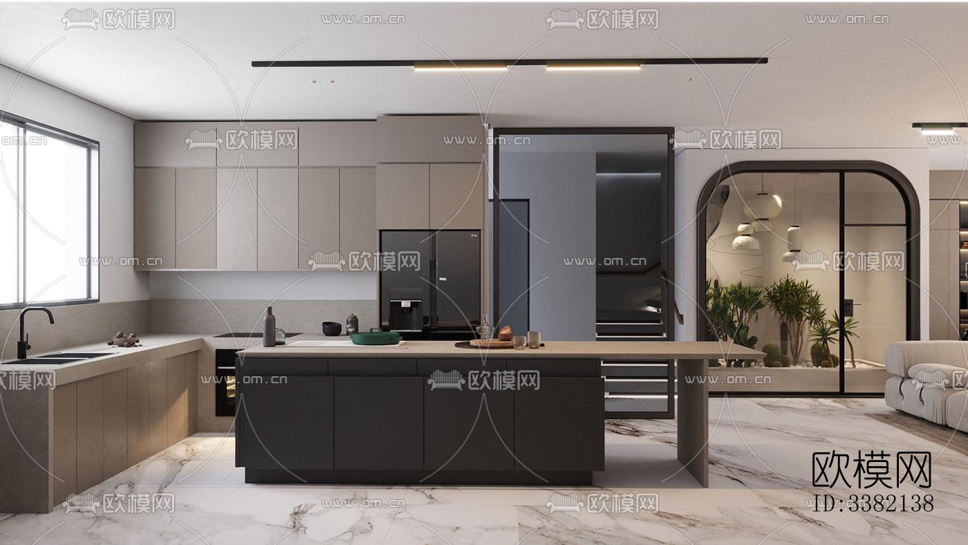 现代别墅效果图下载（渲染图4）