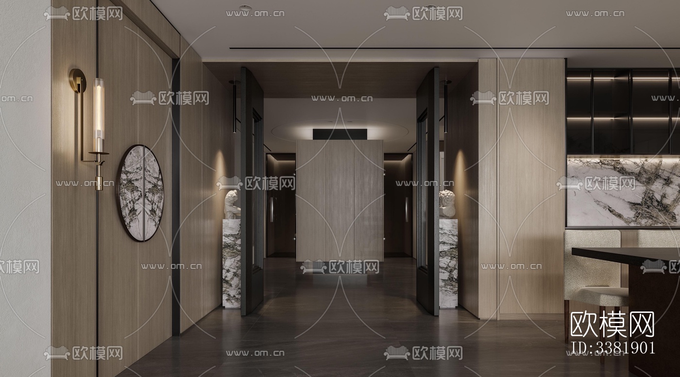 现代别墅效果图下载（渲染图8）