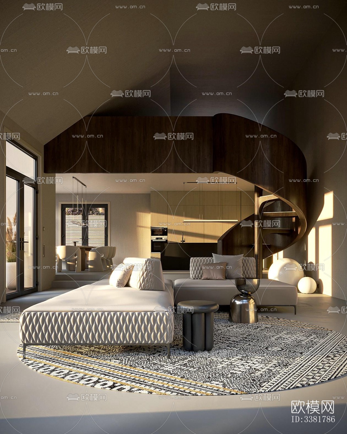 现代别墅效果图下载（渲染图11）