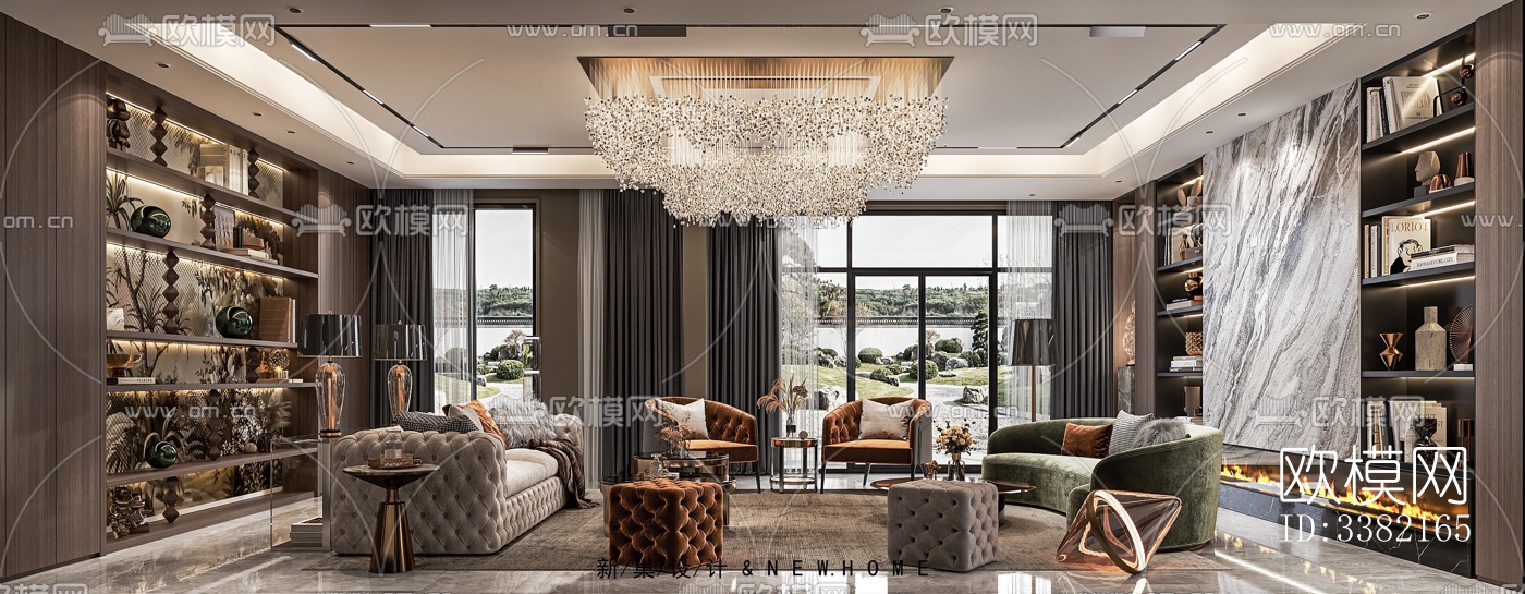 现代别墅效果图下载（渲染图11）