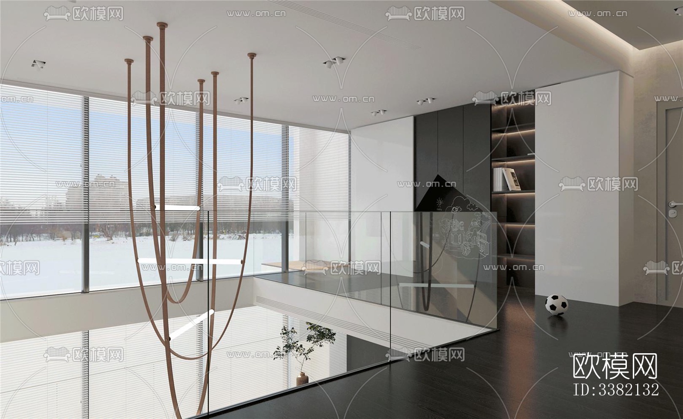 现代别墅效果图下载（渲染图12）