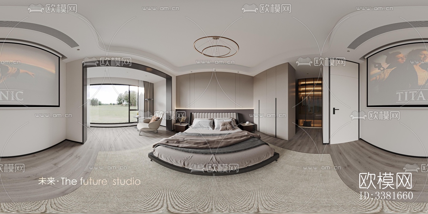 现代别墅效果图下载（渲染图2）