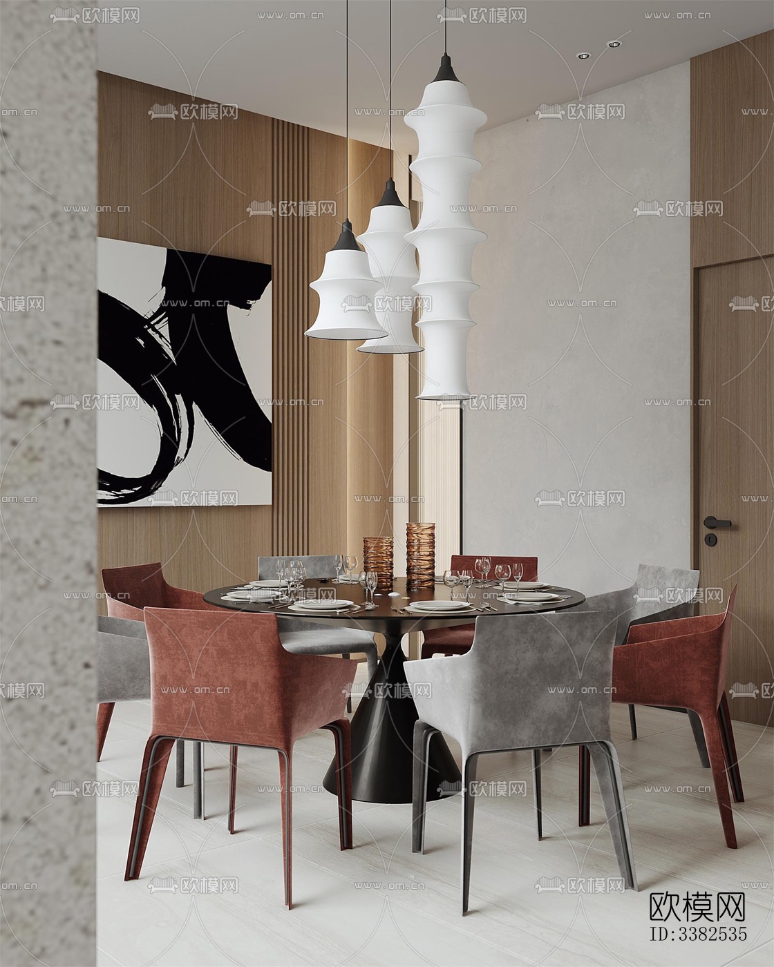 现代别墅效果图下载（渲染图8）