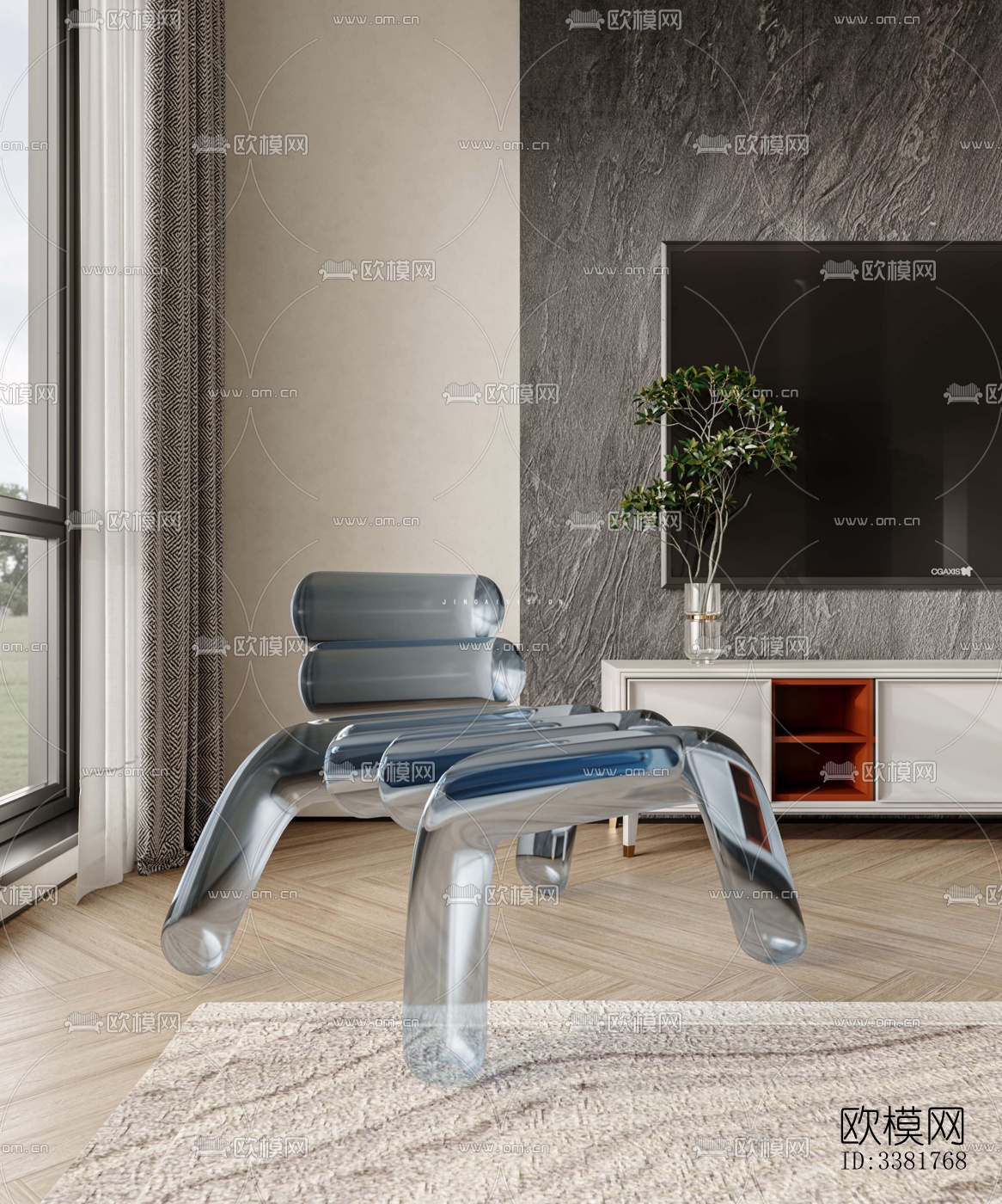 现代别墅效果图下载（渲染图4）