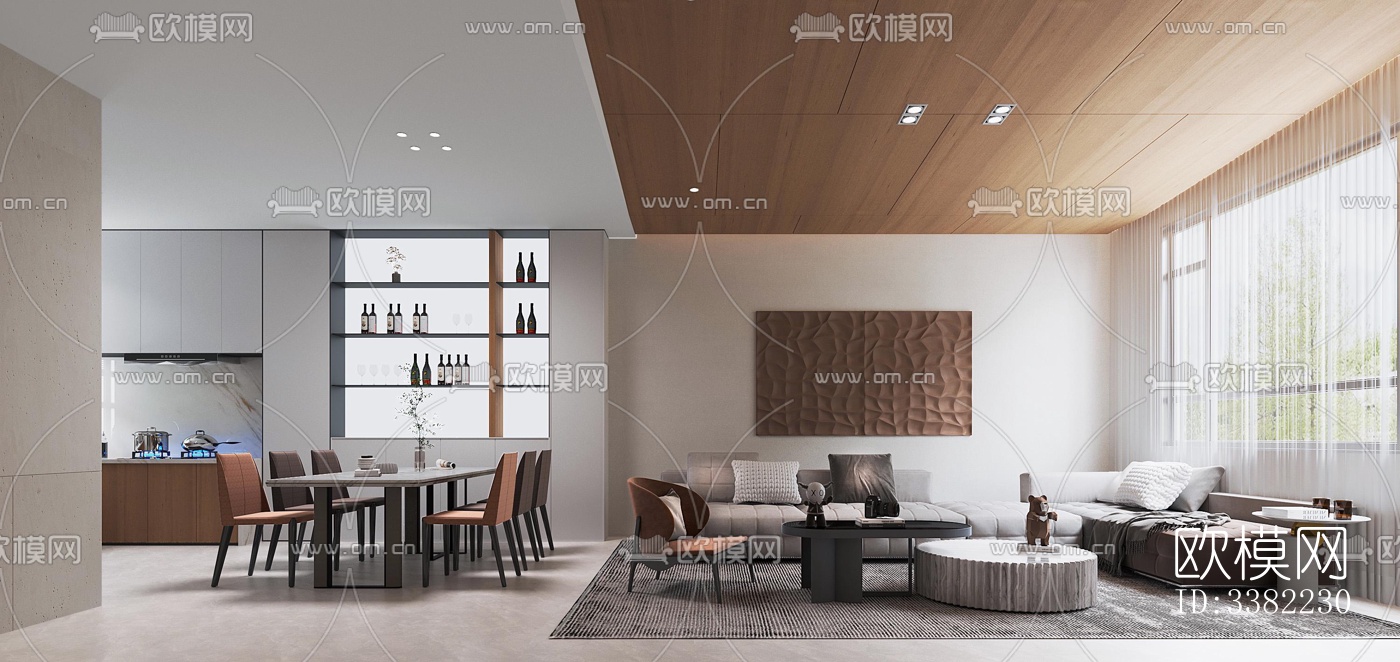 现代别墅效果图下载（渲染图4）