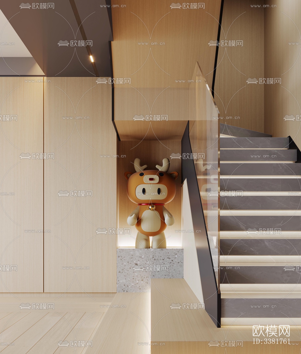 现代别墅效果图下载（渲染图1）